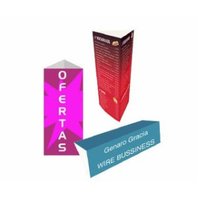 Papel inkjet transfer y especial PAPEL YOSAN CARTULINA GRAFICA 230gr MINI TOTEM TRIANGULAR 32x45cm