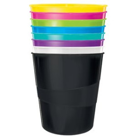 Papeleras plásticas cerradas PAPELERA LEITZ WOW 15 LITROS COLORES SURTIDOS