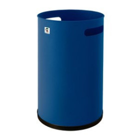 Papeleras metálicas PAPELERA METALICA CILINDRO P-10 21.5 Ø AZUL