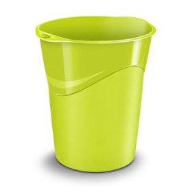 Papeleras plásticas cerradas PAPELERA PLASTICO CERRADA CEP GLOSS 280G 14 LITROS ANIS