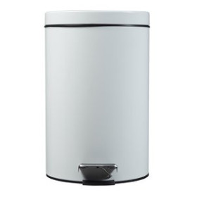 Papeleras PAPELERA PLASTICO CON TAPA PEDAL CEP ROSSIGNOL PRO 90576 14 LITROS GRIS