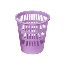 Papeleras plásticas rejilla PAPELERA PLASTICO REJILLA FAIBO 12 L VIOLETA PASTEL