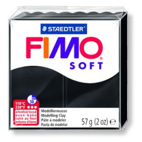 Fimo ® PASTA MODELAR FIMO SOFT NEGRO 57 GR.