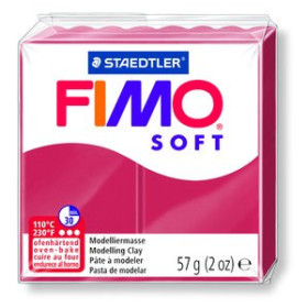 Fimo ® PASTA MODELAR FIMO SOFT ROJO CEREZA 57 GR.