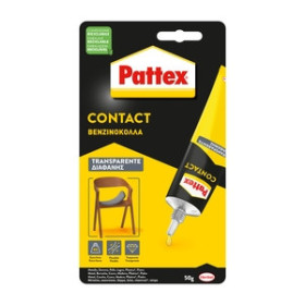 Pegamento de contacto PEGAMENTO de CONTACTO PATTEX TRANSPARENTE 50g