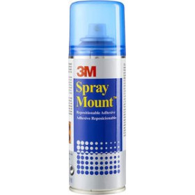 Adhesivo en spray PEGAMENTO en SPRAY 3M 200ml MOUNT REMOVIBLE