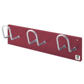 Percheros de pared PERCHERO PARED CLINDRO H-13 3 COLGADORES BURDEOS