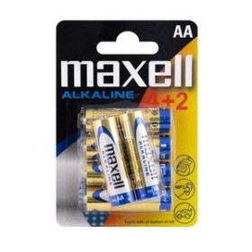 Pilas PILAS ALCALINA MAXELL LR06 BLISTER DE 4+2 (M329)
