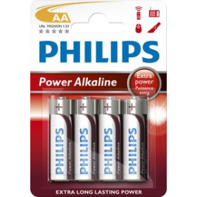 Pilas PILAS PHILIPS POWERLIFE LR06 SUPER ALCALINA BLISTER DE 4