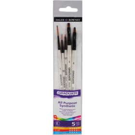 Pinceles y accesorios de pintura PINCEL DALER ROWNEY GRADUATE MANGO CORTO BLISTER DE 5