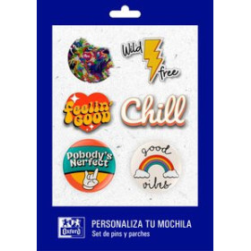 Mochilas y carros PINES & PARCHES OXFORD ACCESORIOS PARA MOCHILA