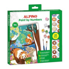 Pinturas acrílicas PINTURA ACRILICA ALPINO PINTA POR NUMEROS FOREST