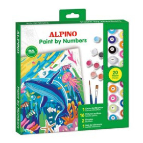 Pinturas acrílicas PINTURA ACRILICA ALPINO PINTA POR NUMEROS OCEAN