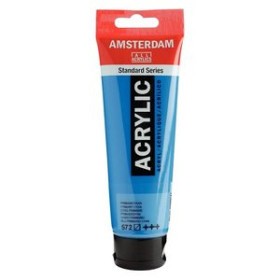 Pinturas acrílicas PINTURA ACRILICA AMSTERDAM 120 ml (bote) CIAN 572