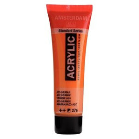 Pinturas acrílicas PINTURA ACRILICA AMSTERDAM 20 ml (tubo) NARANJA AZO