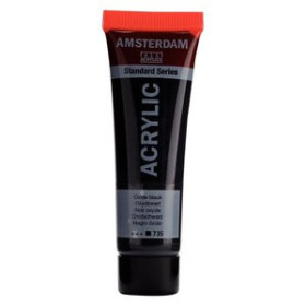 Pinturas acrílicas PINTURA ACRILICA AMSTERDAM 20 ml (tubo) NEGRO OXIDO