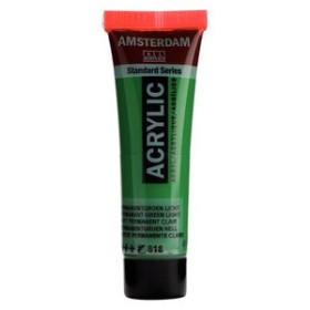 Pinturas acrílicas PINTURA ACRILICA AMSTERDAM 20 ml (tubo) VERDE PERMANENTE CLARO