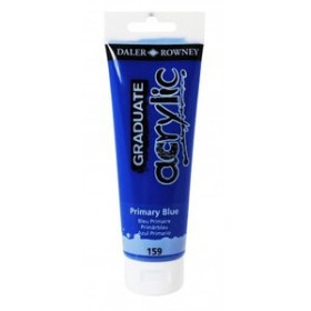 Pinturas acrílicas PINTURA ACRILICA DALER ROWNEY GRADUATE 120 ml (tubo) AZUL PRIMARIO