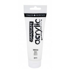 Pinturas acrílicas PINTURA ACRILICA DALER ROWNEY GRADUATE 120 ml (tubo) BLANCO