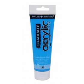 Pinturas acrílicas PINTURA ACRILICA DALER ROWNEY GRADUATE 120 ml (tubo) COERULEUM