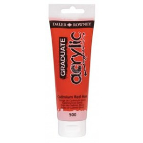 Pinturas acrílicas PINTURA ACRILICA DALER ROWNEY GRADUATE 120 ml (tubo) ROJO CADMIUM