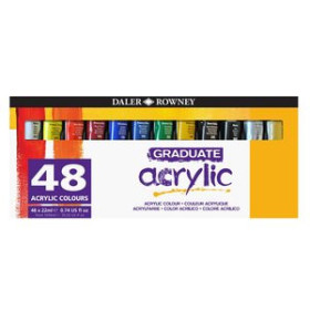 Pinturas acrílicas PINTURA ACRILICA DALER ROWNEY GRADUATE 22 ml ESTUCHE DE 48