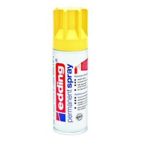 Pinturas acrílicas PINTURA ACRILICA EDDING PERMANENT SPRAY 200 ml AMARILLO TRAFICO MATE