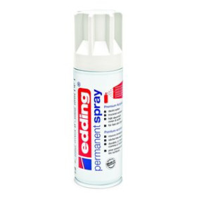 Pinturas acrílicas PINTURA ACRILICA EDDING PERMANENT SPRAY 200 ml BLANCO TRAFICO MATE