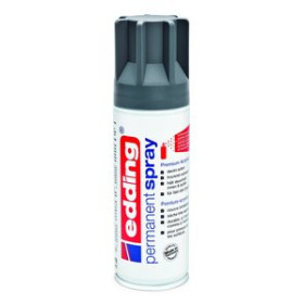 Pinturas acrílicas PINTURA ACRILICA EDDING PERMANENT SPRAY 200 ml GRIS ANTRACITA MATE
