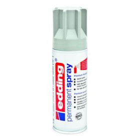 Pinturas acrílicas PINTURA ACRILICA EDDING PERMANENT SPRAY 200 ml GRIS CLARO MATE