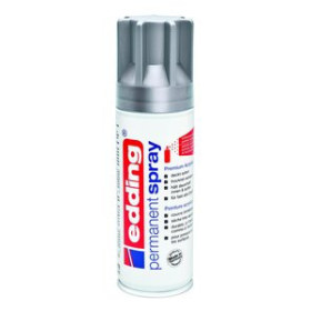 Pinturas acrílicas PINTURA ACRILICA EDDING PERMANENT SPRAY 200 ml PLATA MATE