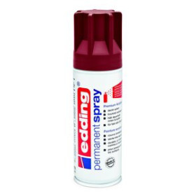 Pinturas acrílicas PINTURA ACRILICA EDDING PERMANENT SPRAY 200 ml ROJO PURPURA MATE