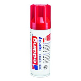 Pinturas acrílicas PINTURA ACRILICA EDDING PERMANENT SPRAY 200 ml ROJO TRAFICO BRILLO