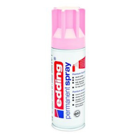 Pinturas acrílicas PINTURA ACRILICA EDDING PERMANENT SPRAY 200 ml ROSA PASTEL MATE