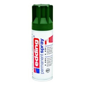 Pinturas acrílicas PINTURA ACRILICA EDDING PERMANENT SPRAY 200 ml VERDE MUSGO MATE