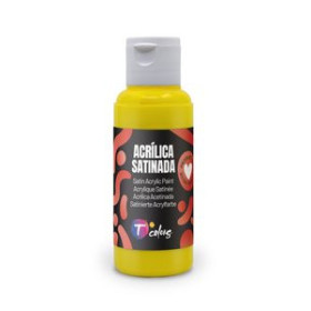 Pinturas acrílicas PINTURA ACRILICA TCOLORS 80 ml (botella) AMARILLO