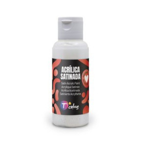 Pinturas acrílicas PINTURA ACRILICA TCOLORS 80 ml (botella) BLANCO