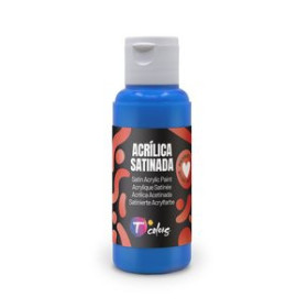 Pinturas acrílicas PINTURA ACRILICA TCOLORS 80 ml (botella) CIAN