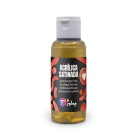 Pinturas acrílicas PINTURA ACRILICA TCOLORS 80 ml (botella) ORO
