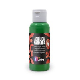 Pinturas acrílicas PINTURA ACRILICA TCOLORS 80 ml (botella) VERDE