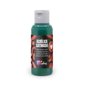 Pinturas acrílicas PINTURA ACRILICA TCOLORS 80 ml (botella) VERDE OSCURO