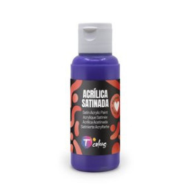 Pinturas acrílicas PINTURA ACRILICA TCOLORS 80 ml (botella) VIOLETA