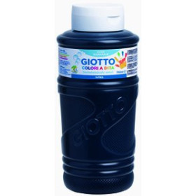 Pinturas de dedos PINTURA de DEDOS GIOTTO 750 ml (bote) NEGRO