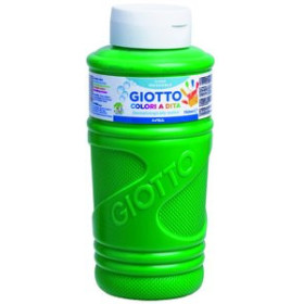Pinturas de dedos PINTURA de DEDOS GIOTTO 750 ml (bote) VERDE