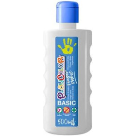 Pinturas de dedos PINTURA de DEDOS PLAYCOLOR BASIC 500 ml (bote) BLANCO