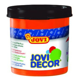 Pinturas base látex PINTURA LATEX JOVI DECOR  55 ml (bote) NARANJA CAJA de 6