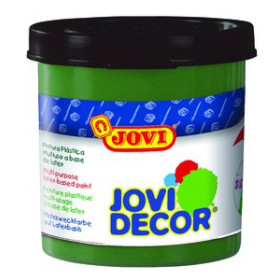 Pinturas base látex PINTURA LATEX JOVI DECOR  55 ml (bote) VERDE MEDIO CAJA de 6