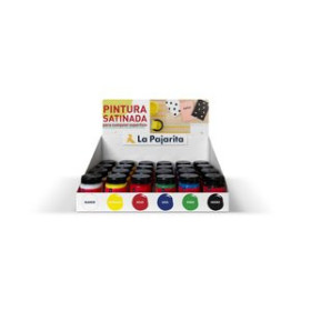 Pinturas base látex PINTURA LATEX LA PAJARITA 75 ml (bote) EXPOSITOR de 24