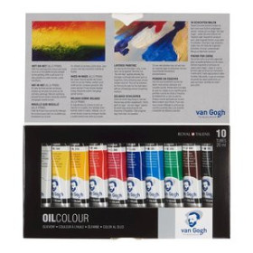 Pinturas óleo PINTURA OLEO VAN GOGH SET BASICO 20 ml (Tubo) ESTUCHE de 10