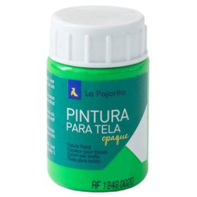Pinturas para tela PINTURA para TELA LA PAJARITA 35 ml OPACA FLUORESCENTE VERDE TOF-04